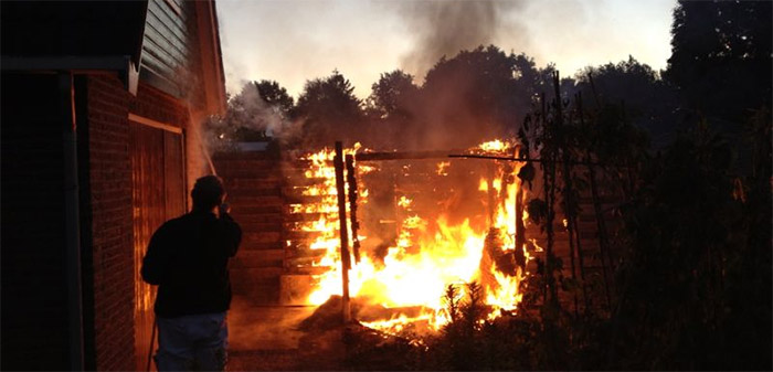 Brand in Peize